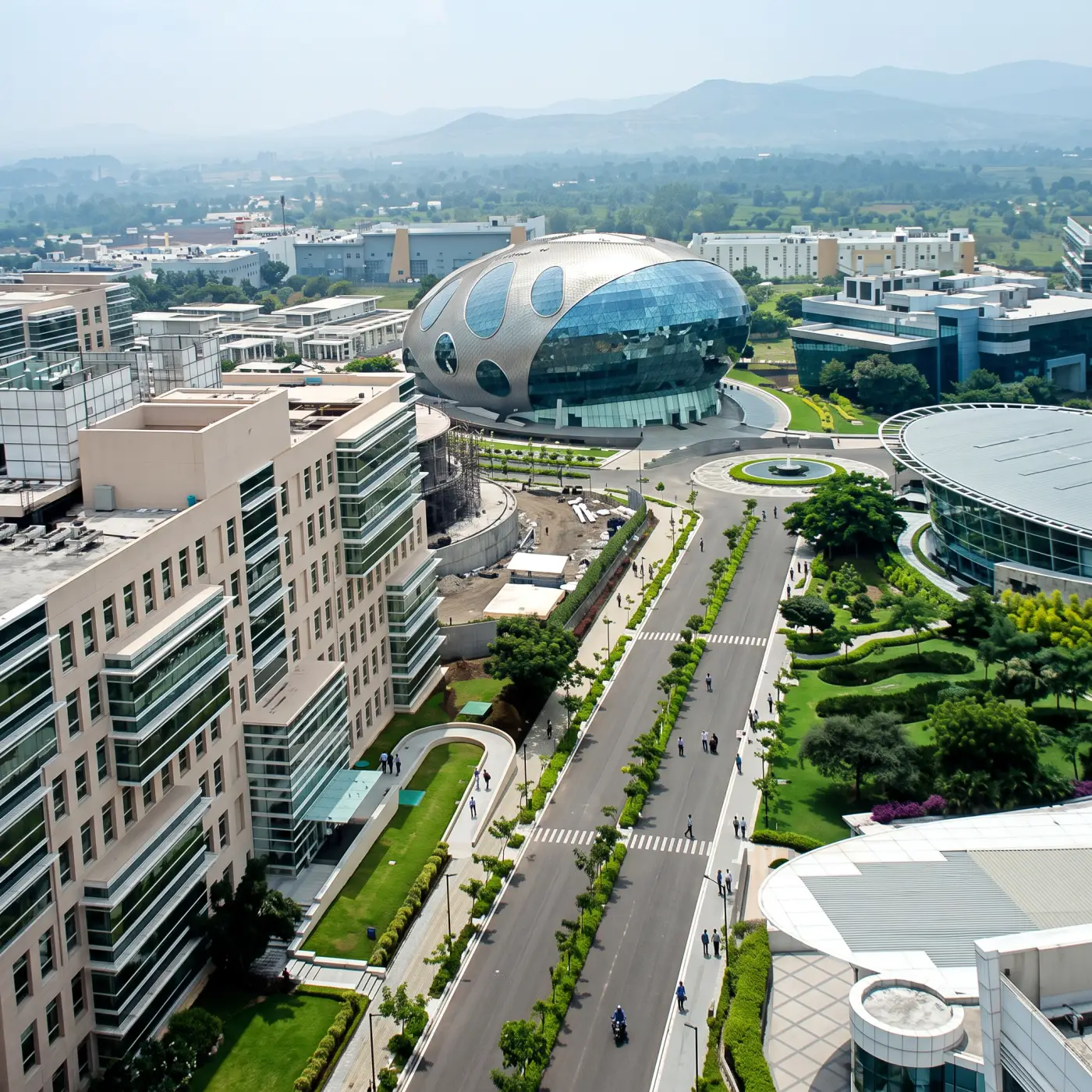 Hinjewadi Pune aerial view