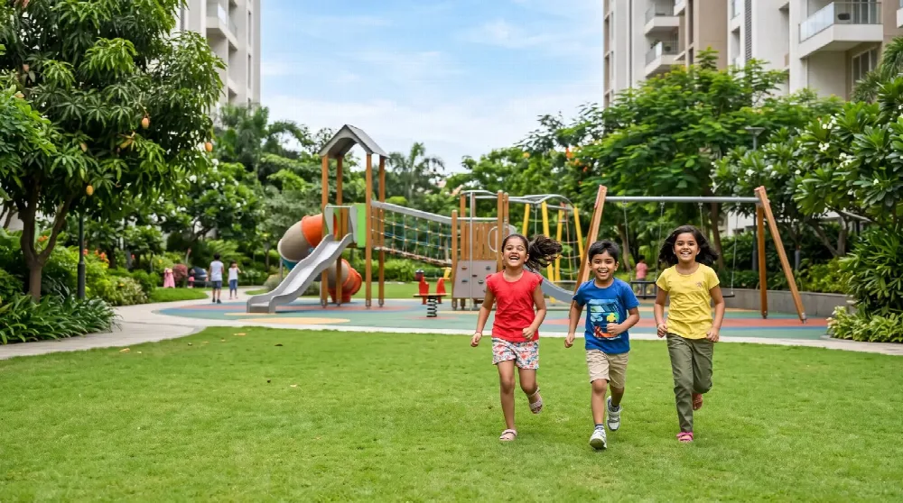 Kids at Park Titan